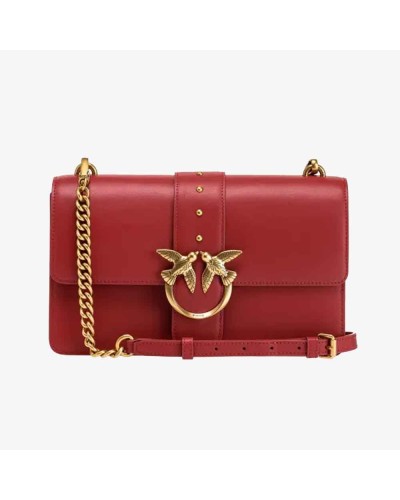 Bolso Pinko Mini Love Bag Simply Rojo