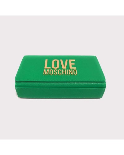 bolso de mano love moschino verde  modelo 8059965238692