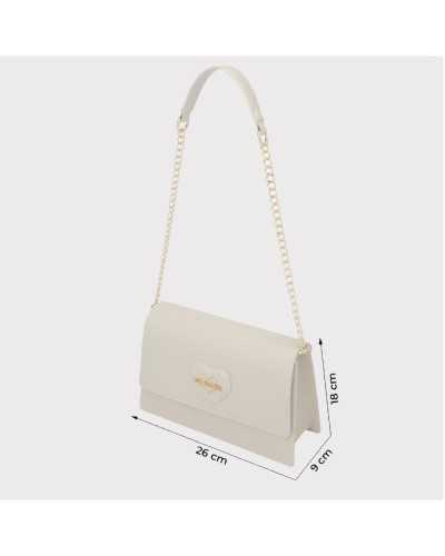 bolso love moschino gris avorio jc4260pp0ikl0110
