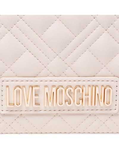 Love Moschino Quilted Bolso De Mano Con Bandolera De Cadena marfil JC4079PP0ILA0110