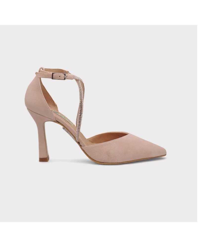 zapato ante con zintas cruzadas ezzio 52509 zapato ante con zintas cruzadas ezzio 52509