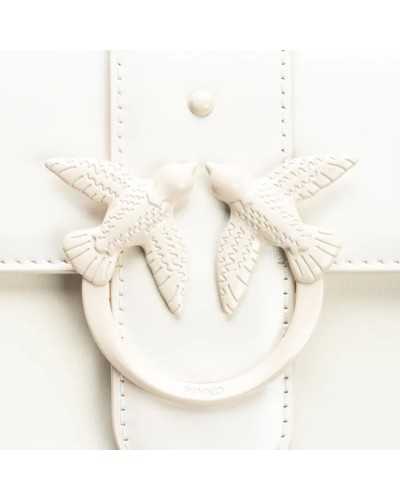 Bolso Pinko Love One Mini Cl PE 24 PLTT 100059 Z14B Blanco