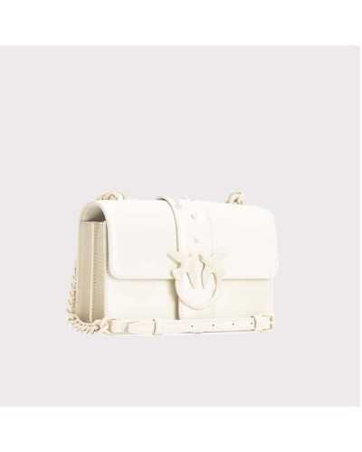 Bolso Pinko Love One Mini Cl PE 24 PLTT 100059 Z14B Blanco