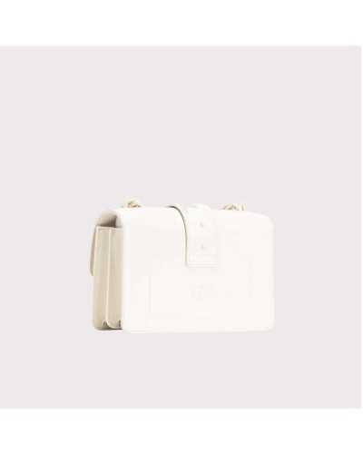 Bolso Pinko Love One Mini Cl PE 24 PLTT 100059 Z14B Blanco