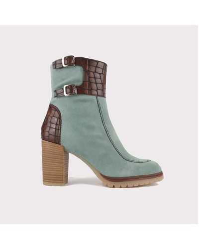 botin joni tacon ancho y plataforma jade 27004