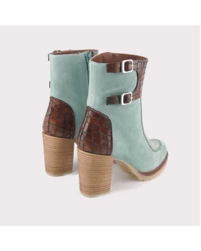 botin joni tacon ancho y plataforma jade 27004