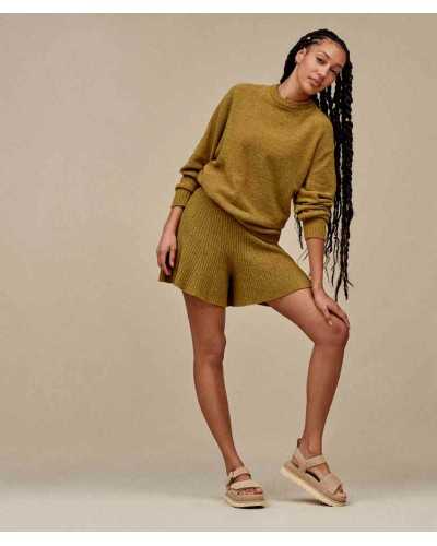 Sandalia UGG Goldenstar – color beige, sujeción total