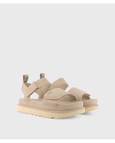 Sandalia UGG Goldenstar – color beige, sujeción total