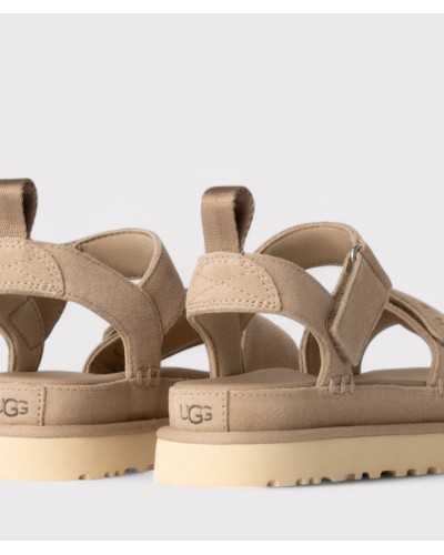 Sandalia UGG Goldenstar – color beige, sujeción total