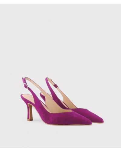 Zapato destalonado buganvilla Dibia con tacón cómodo y elegante