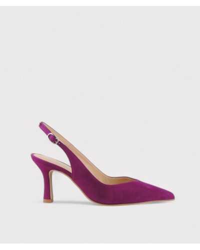 Zapato destalonado buganvilla Dibia con tacón cómodo y elegante