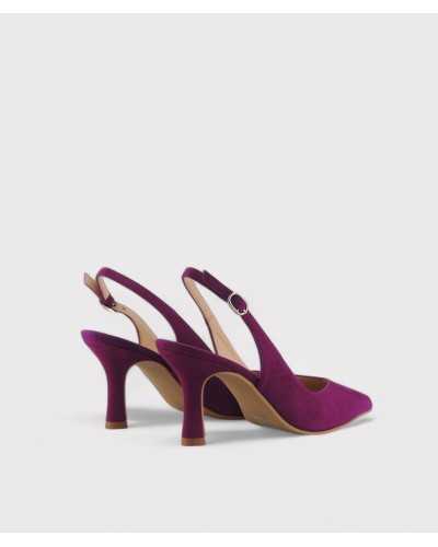Zapato destalonado buganvilla Dibia con tacón cómodo y elegante