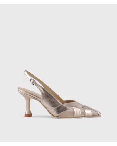 Zapato Dibia – El toque metal nude que necesitas
