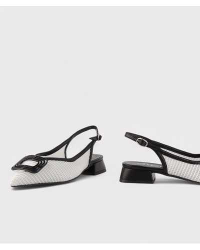 Zapato Dibia Clara cómodo y elegante | Rejilla + piel