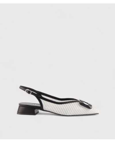 Zapato Dibia Clara cómodo y elegante | Rejilla + piel