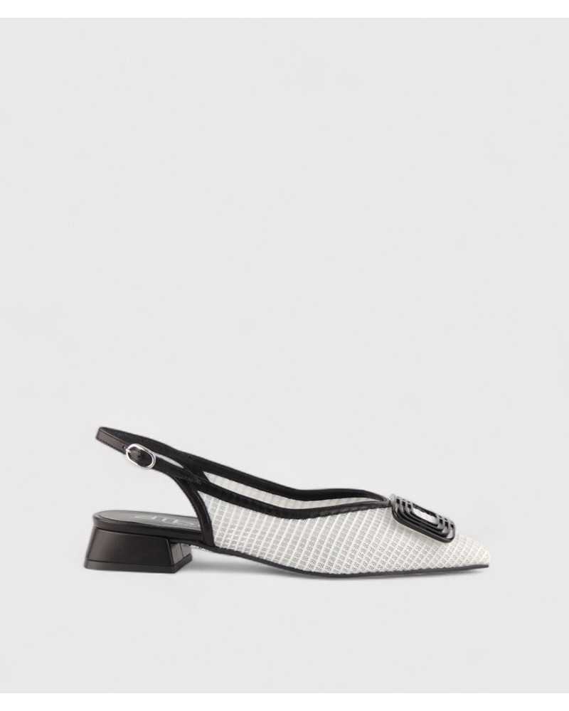 Zapato Dibia Clara cómodo y elegante | Rejilla + piel
