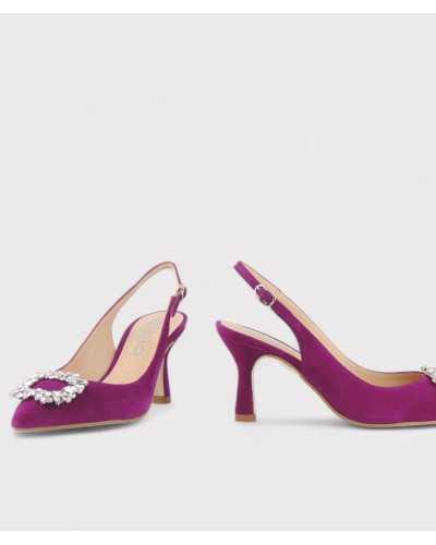 ZAPATO DESTALONADO DE TACON DIBIA BUGANVILLA