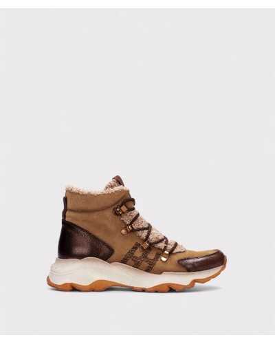 Botines sport Nepal Avellana Biscuit Hispanitas vista lateral derecho