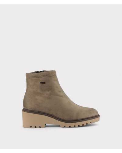 Botín Viguera V-DRY taupe impermeable vista lateral
