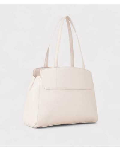 Bolso shopper Valentino beige vista trasera