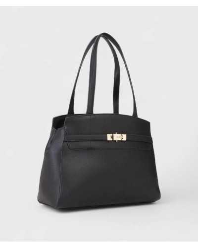 Valentino bolso shopper negro vista lateral
