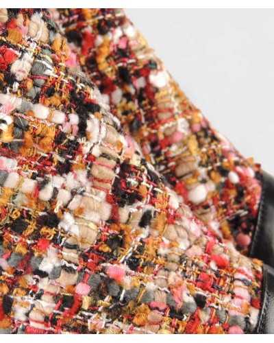 botín Joni tweed multicolor
