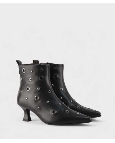 botines Dibia conjunto, diseño moderno con aro metálico