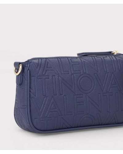 Valentino bolso bandolera azul marino vista lateral