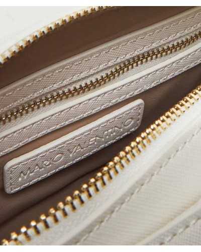 Valentino bandolera blanco interior con doble compartimento