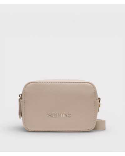 Valentino bandolera beige vista frontal