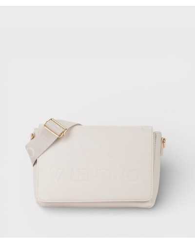 Valentino bandolera beige Foxy vista frontal correa ancha