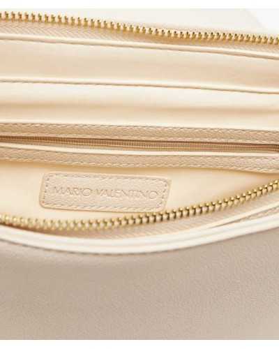 Valentino bandolera beige Foxy detalle logo grabado