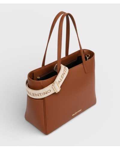 Interior amplio bolso tote marrón Valentino Bags colección Doris VBS9ON01