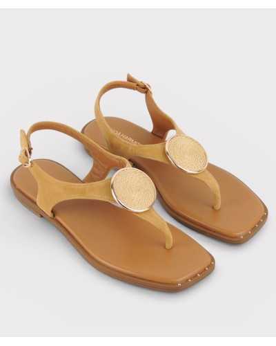 sandalias noa harmon siren cuero vista superior piel
