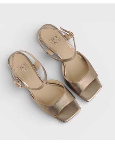 sandalia joni gala stone vista superior interior piel
