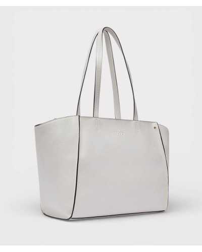 Liu Jo white large tote bag Lapislazzu back view clean