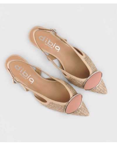 zapatos Dibia nude esterilla plantilla gel interior piel vista superior