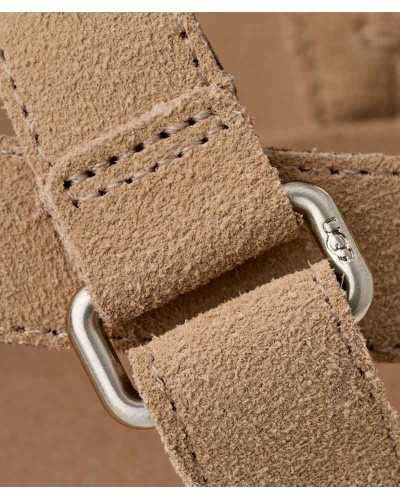 detail suede strap buckle UGG GoldenGaze sand sandal