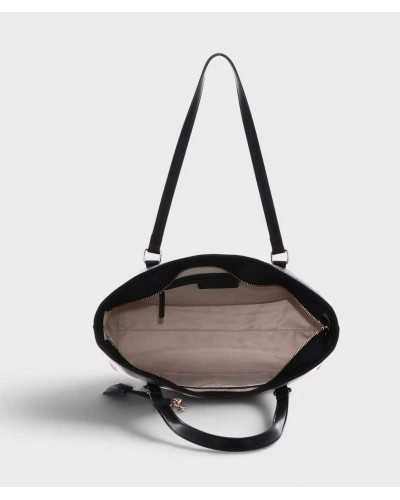 Interior del bolso tote Liu Jo con forro claro, cremallera y bolsillo interior
