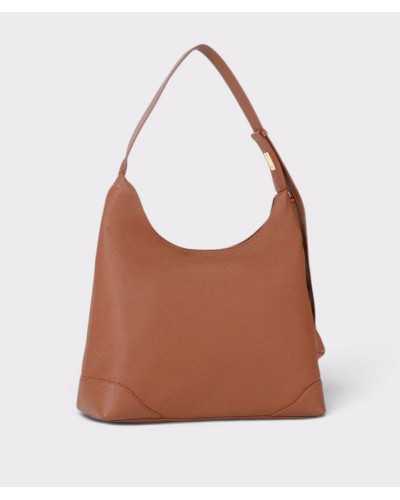 Bolso Northa de Valentino Bags color cuero, parte trasera en tres cuartos