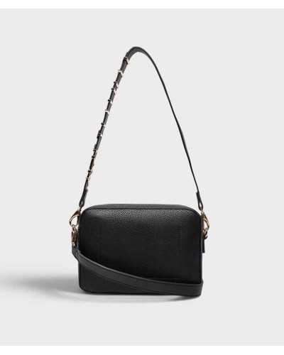 Parte trasera del bolso bandolera Alexia negro de Valentino Bags