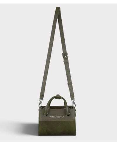 Bolso Alexia Winter verde oliva con la correa larga regulable
